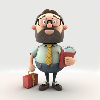 character happy activity photo