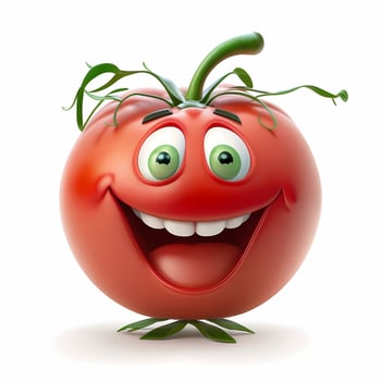 fruit and vegetable character happy activity photo