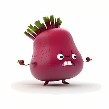 fruit and vegetable character happy activity photo
