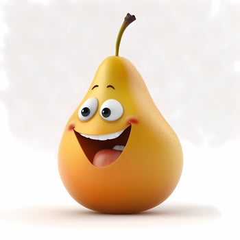 fruit happy character cute photo