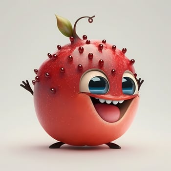 fruit happy character cute photo