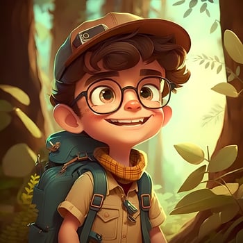 man advanture people character illustration photo