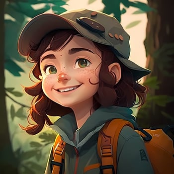 woman advanture people character illustration photo
