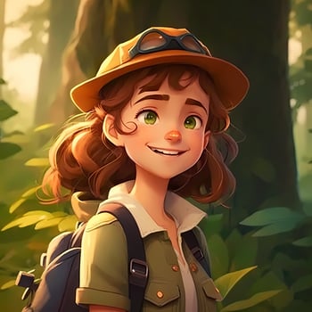 woman advanture people character illustration photo