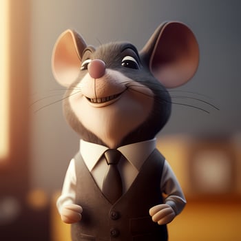 mouse businessman illustration photo