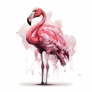 flamingo illustration aesthetic photo