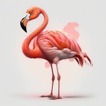 flamingo illustration aesthetic photo