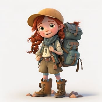 woman character full body pose photo
