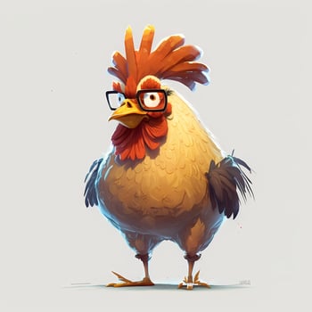hen illustration aesthetic photo