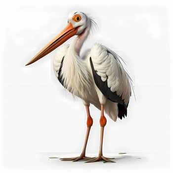 stork illustration aesthetic photo