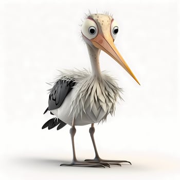 stork illustration aesthetic photo