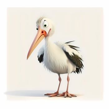 stork illustration aesthetic photo