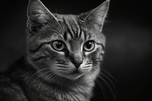 Cute cat. Illustration photo