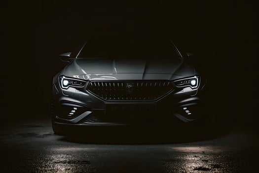 Modern Luxury Car. Illustration photo