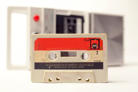 old cassette tape photo