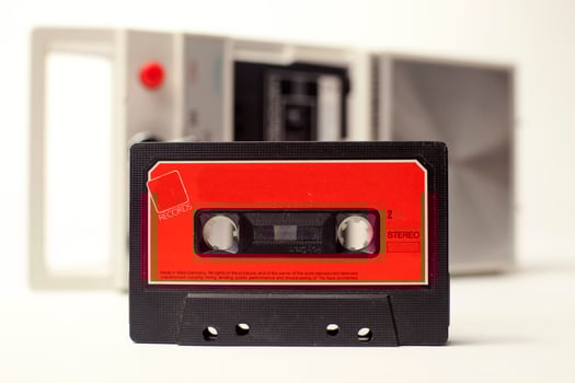old cassette tape photo