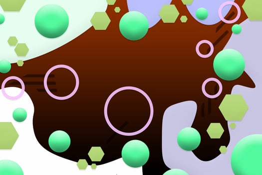 Modern digital futuristic abstract background photo