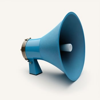 Colorful megaphone illustration, background. photo