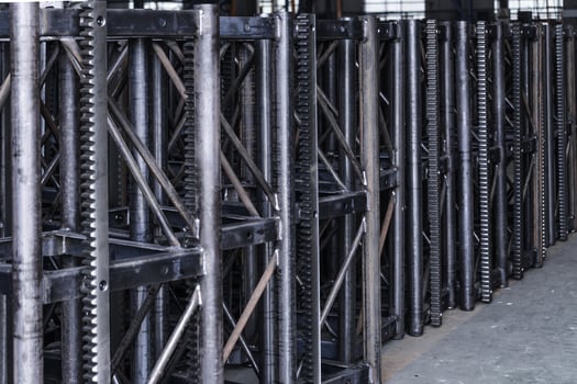Equipment parts for construction crane photo