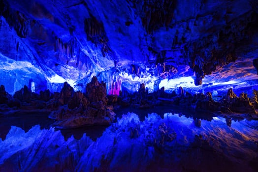 Reed Flute Cave at Guilin, Gunagxi, China photo