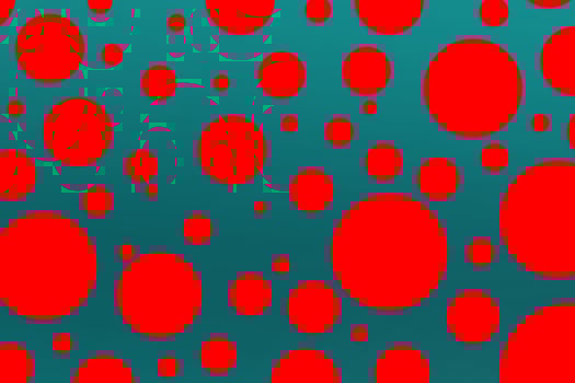 Colorful polka dot backdrop and background photo