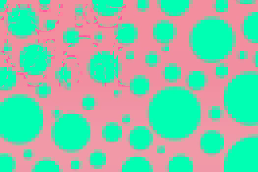 Colorful polka dot backdrop and background photo