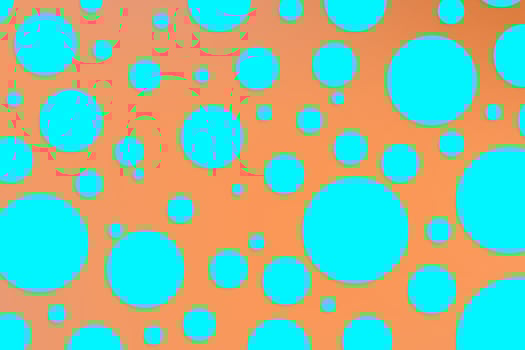 Colorful polka dot backdrop and background photo
