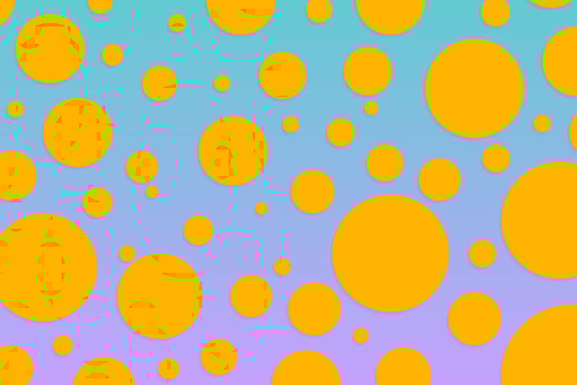 Colorful polka dot backdrop and background photo