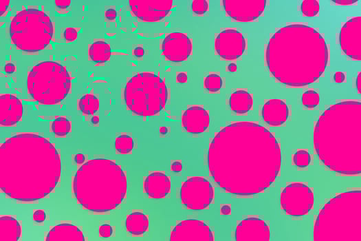Colorful polka dot backdrop and background photo