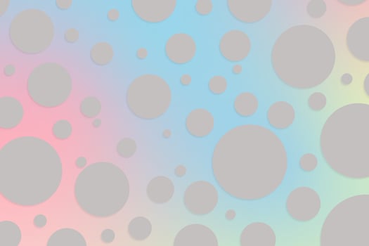 Colorful polka dot backdrop and background photo