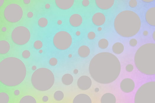 Colorful polka dot backdrop and background photo