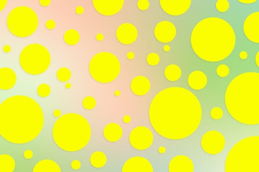 Colorful polka dot backdrop and background photo