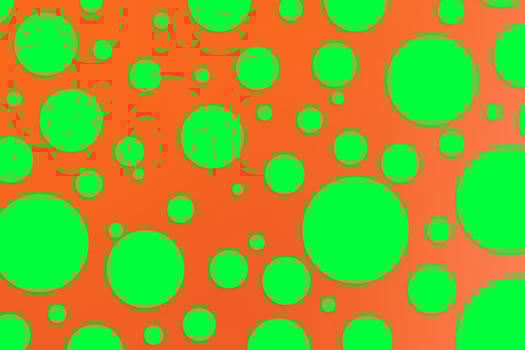 Colorful polka dot backdrop and background photo