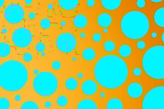 Colorful polka dot backdrop and background photo
