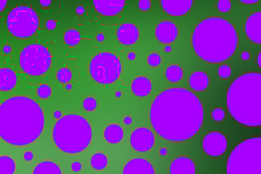 Colorful polka dot backdrop and background photo