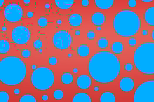 Colorful polka dot backdrop and background photo