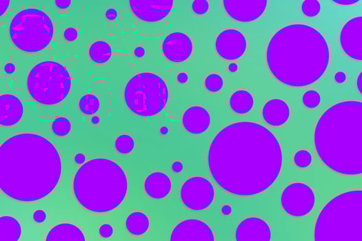 Colorful polka dot backdrop and background photo