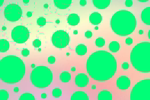 Colorful polka dot backdrop and background photo
