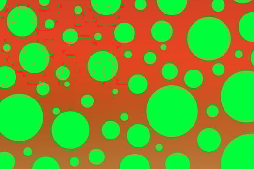 Colorful polka dot backdrop and background photo