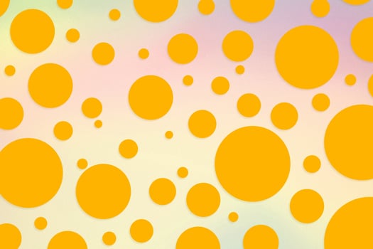 Colorful polka dot backdrop and background photo