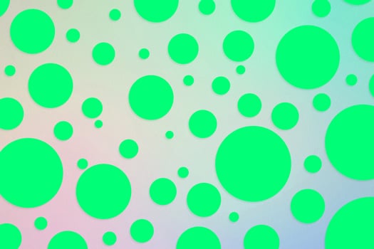 Colorful polka dot backdrop and background photo