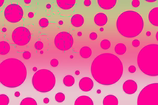 Colorful polka dot backdrop and background photo