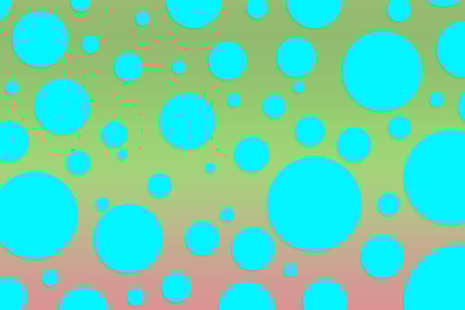 Colorful polka dot backdrop and background photo