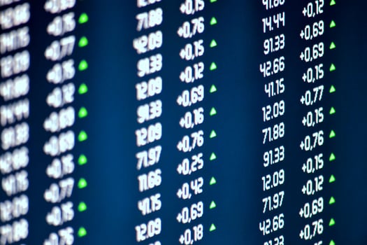 Financial Data Chart - Rise, Growth Concept photo