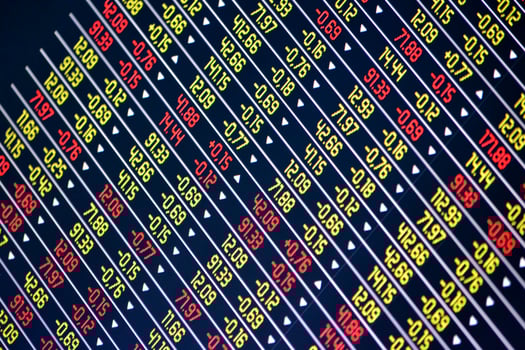 Stock Exchange Financial Data Chart photo