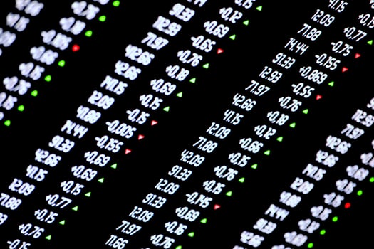 Stock Exchange Financial Data Chart photo