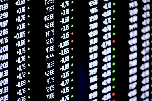 Stock Exchange Financial Data Chart photo