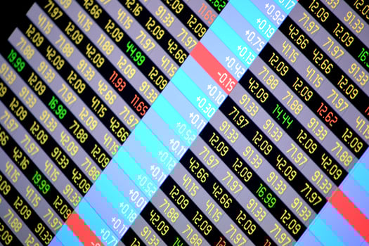 Stock Exchange Financial Data Chart photo