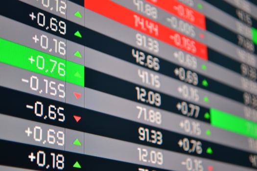 Stock Exchange Financial Data Chart photo