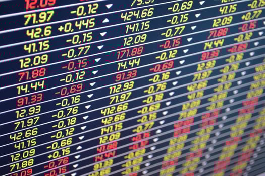 Stock Exchange Financial Data Chart photo